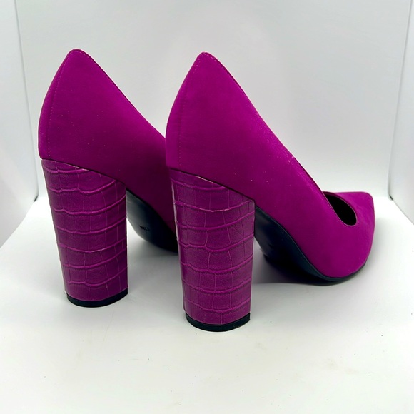 Sexy Purple High Heel Pumps By Nine West. Size 12. - Picture 4 of 8